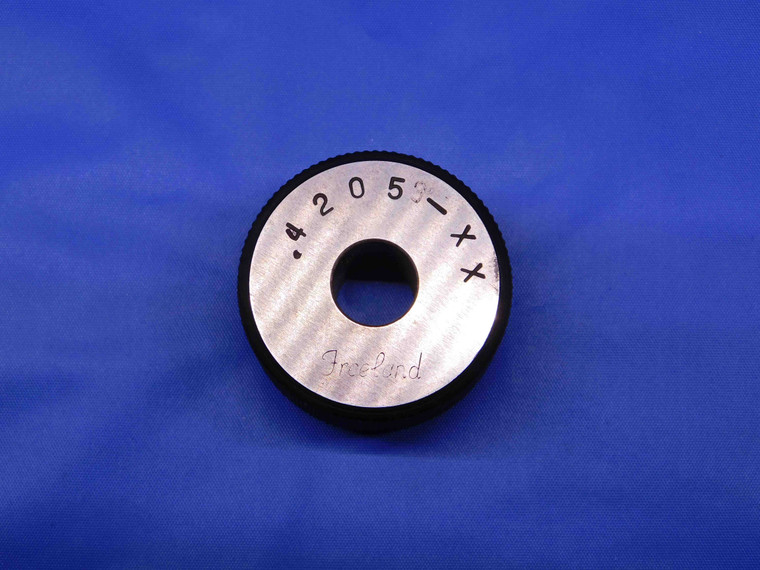.42053 CL XX MASTER PLAIN BORE RING GAGE .4219 -.0014 OVERSIZE 27/64 10.681 mm - BR7911BR4