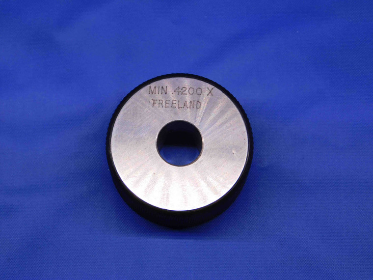 .4200 CL X MASTER PLAIN BORE RING GAGE .4219 -.0019 27/64 10.668 mm .420 CHECK - BR7913BR4
