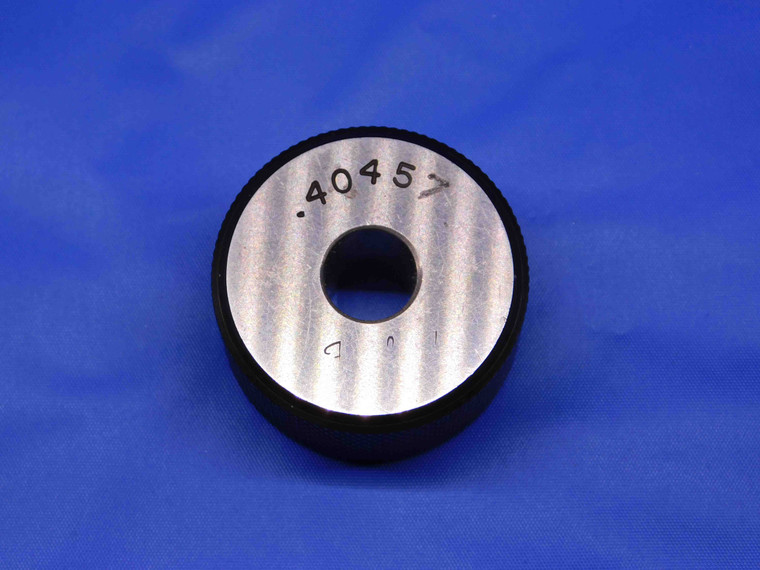 .40457 MASTER PLAIN BORE RING GAGE .4063 -.0017 UNDERSIZE 13/32 10.276 mm CHECK - BR7919BR4