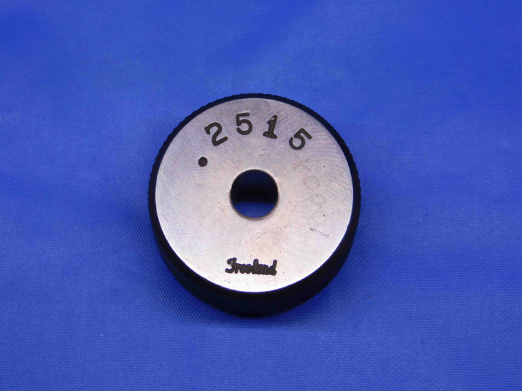 .2515 MASTER PLAIN BORE RING GAGE .2500 +.0015 OVERSIZE 1/4 6.388 mm INSPECTION - BR7984BR4