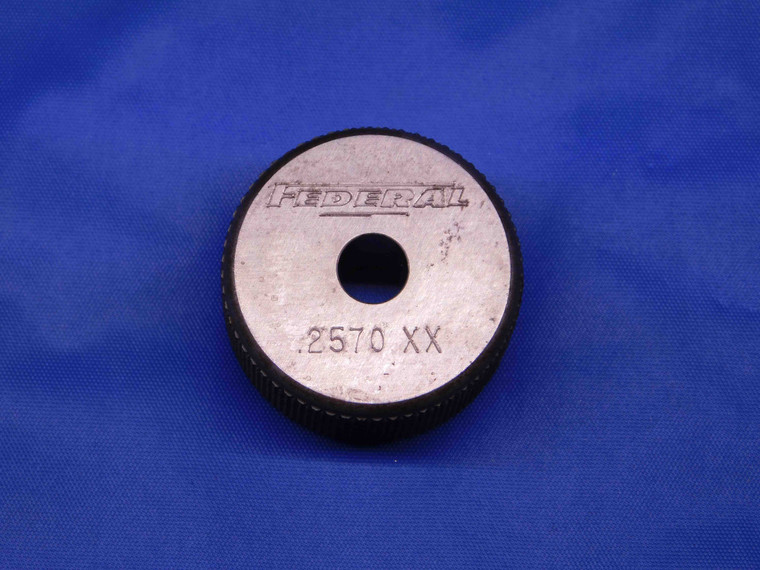 .2570 CL XX MASTER PLAIN BORE RING GAGE .2500 +.0070 OVERSIZE 1/4 6.528 mm .257 - BR7994BR4