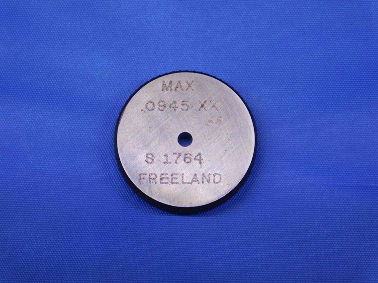 .0945 CLASS XX MASTER PLAIN BORE RING GAGE .0938 +.0007 OVERSIZE 3/32 2.400 mm - BR8034BR4