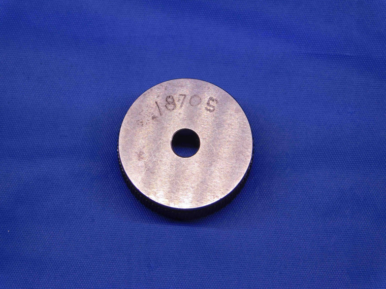 .18705 MASTER PLAIN BORE RING GAGE .1875 -.0005 UNDERSIZE 3/16 4.751 mm CHECK - BR8036BR4