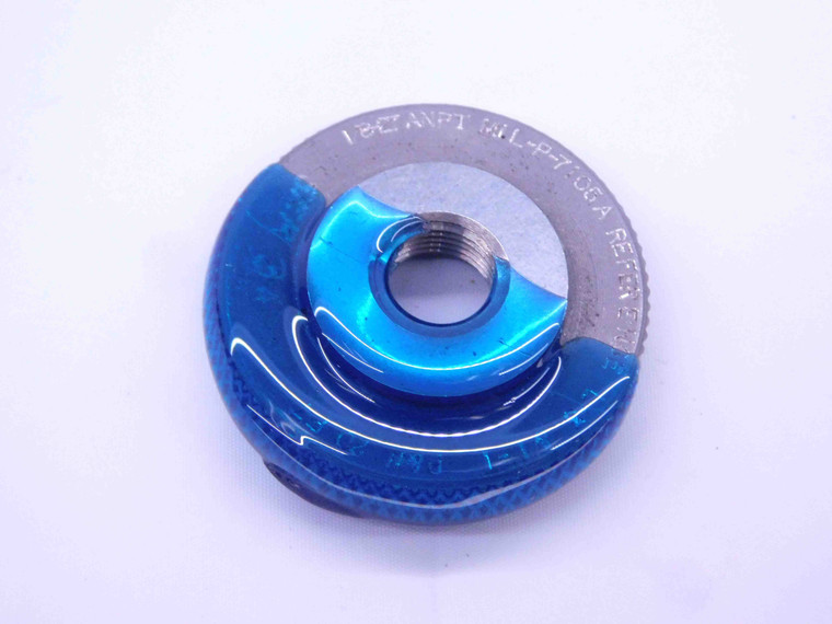1/8 27 ANPT L1 L3 MASTER PIPE THREAD RING GAGE .125 NPT REFERENCE SETTING - DW31959OB4
