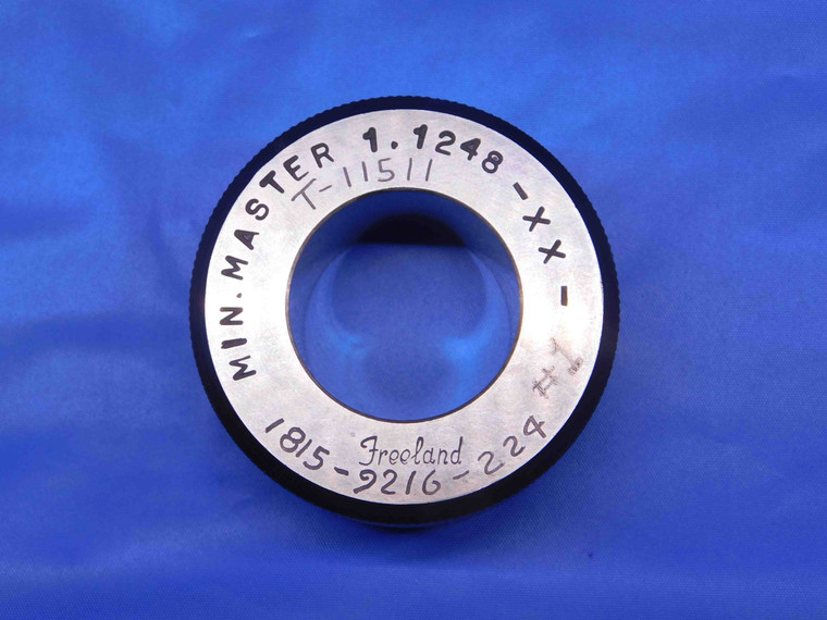 1.1248 CL XX MASTER PLAIN BORE RING GAGE 1.1250 -.0002 UNDERSIZE 1 1/8 28.570 mm - BR8069BR4