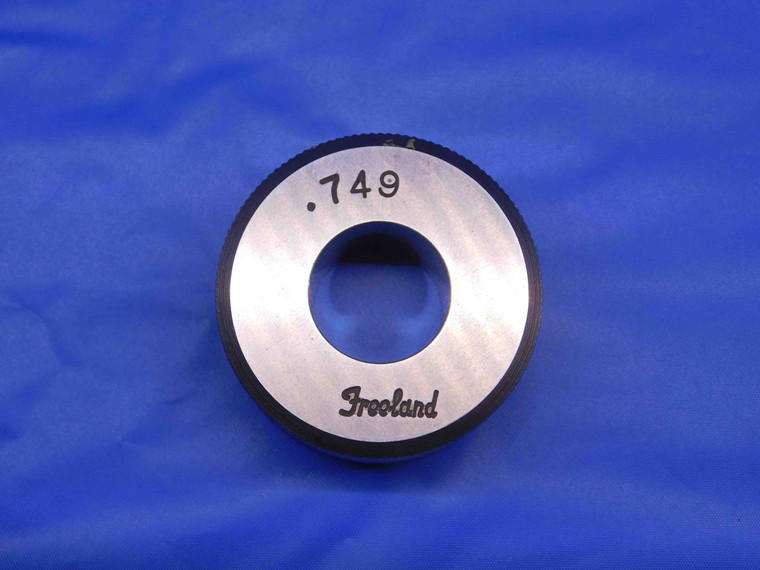 .7490 MASTER PLAIN BORE RING GAGE .7500 -.0010 UNDERSIZE 3/4 19 mm .749 CHECK - BR8100BR4