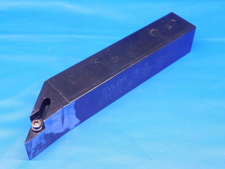 SECO SVLBR 16-3 LATHE TURNING TOOL HOLDER 1" SQUARE SHANK VC..33 INSERTS 6" OAL - BR8202CE4