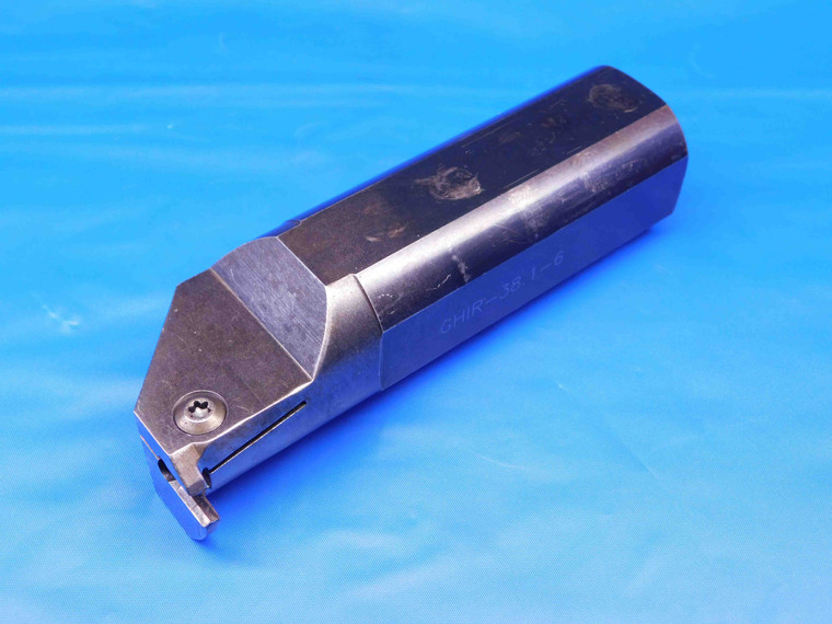 ISCAR 1 1/2 SHANK DIA GHIR-38.1-6 5" OAL INDEXABLE BORING BAR 1.5 GROOVING CNC - BR8213CE4