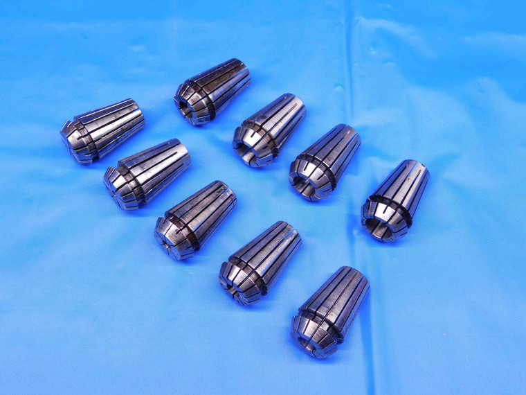 ER16 COLLET LOT SIZES INCLUDE 1/32, 3/32, 1/8, 7/32, 1/4, 9/32, 5/16, 11/32, 3/8 - BR8299LVR