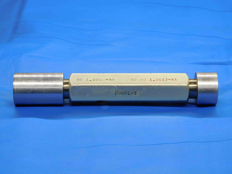 1.0008 & 1.0013 CL XX PIN PLUG GAGE GO NO GO 1.0000 +.0008 1.0 25.420 mm CHECK - MW0001BC4