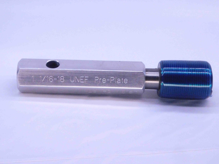 1 1/16 18 UNEF PREPLATE SET THREAD PLUG GAGE 1.0625 NO GO ONLY P.D. = 1.0187 - DW32193OB4