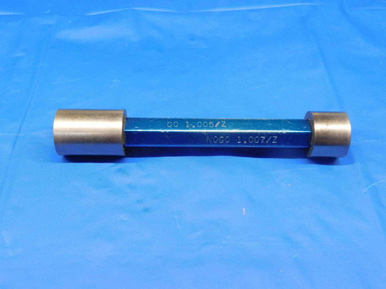 1.0050 & 1.0070 CL Z PIN PLUG GAGE GO NO GO 1.0000 +.0050 1.0 25.578 1.005 1.007 - MW0052BK4