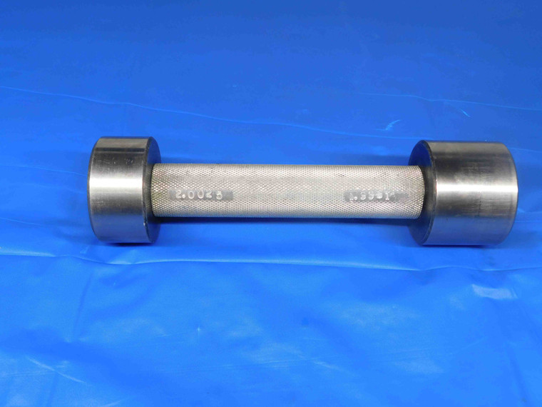 1.9981 & 2.0025 PIN PLUG GAGE GO NO GO 2.0000 -.0019 UNDERSIZE 2.0 51 mm CHECK - MW0059BK4