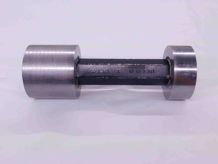 2.3150 & 2.3170 CL X PIN PLUG GAGE GO NO GO 2.3125 +.0025 2 5/16 59 2.315 2.317 - MW0074CP4