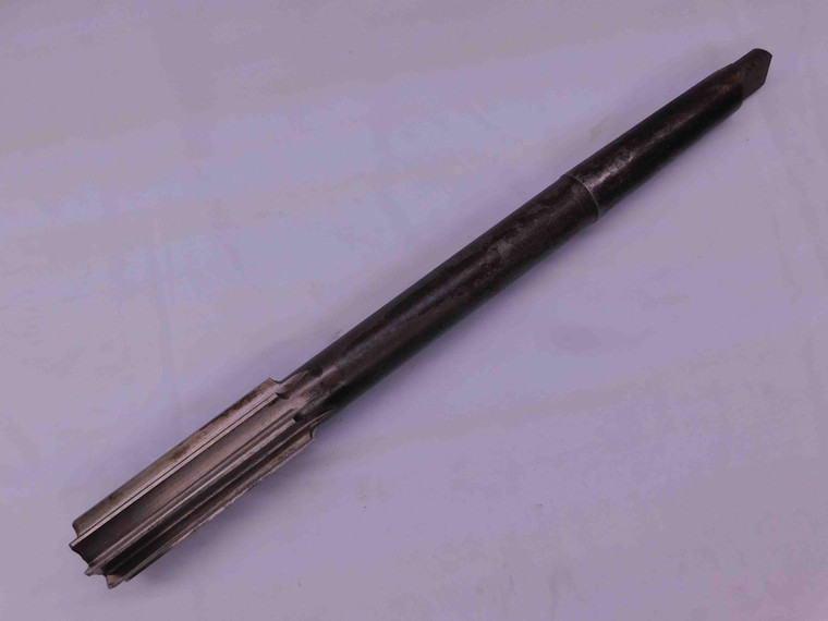 UTD 0.9076 OD HSS REAMER MT2 SHANK 8 FL .9076 29/32 .9063 +.0013 OVERSIZE 23 mm - MW0140BJ3