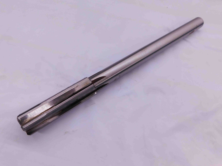 HANNIBAL 20mm O.D. HSS CARBIDE TIPPED CHUCKING REAMER STRAIGHT 6 FLUTE .7874 - MW0155BM4