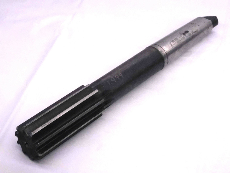 YANKEE 1 1/2 OD HSS REAMER MORSE TAPER #4 SHANK 12 FL MT4 1.5000 ONSIZE 38 mm - MW0312BF4