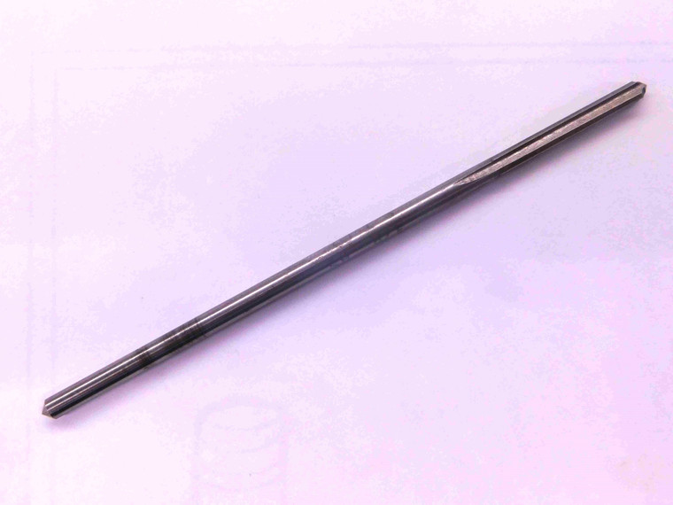 S.T. CO. 0.1254 OD HSS CHUCKING REAMER 4 FLUTE .1254 1/8 .1250 +.0004 OVERSIZE - MW0440BF4