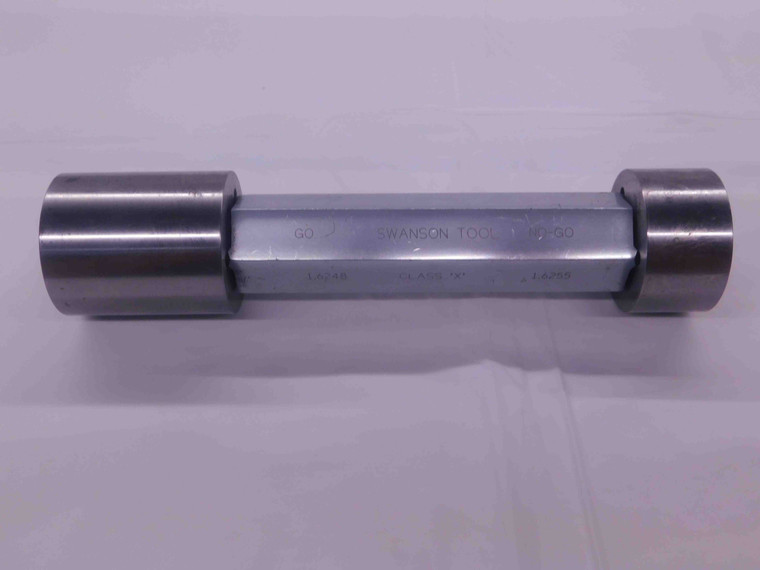 1.6248 & 1.6255 CL X PIN PLUG GAGE GO NO GO 1.6250 -.0002 1 5/8 41.270 mm - MW0539CM4
