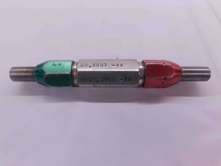 .3943 & .3948 CL XX PIN PLUG GAGE GO NO GO .3906 +.0037 UNDERSIZE 25/64 10 mm - MW0558CM4