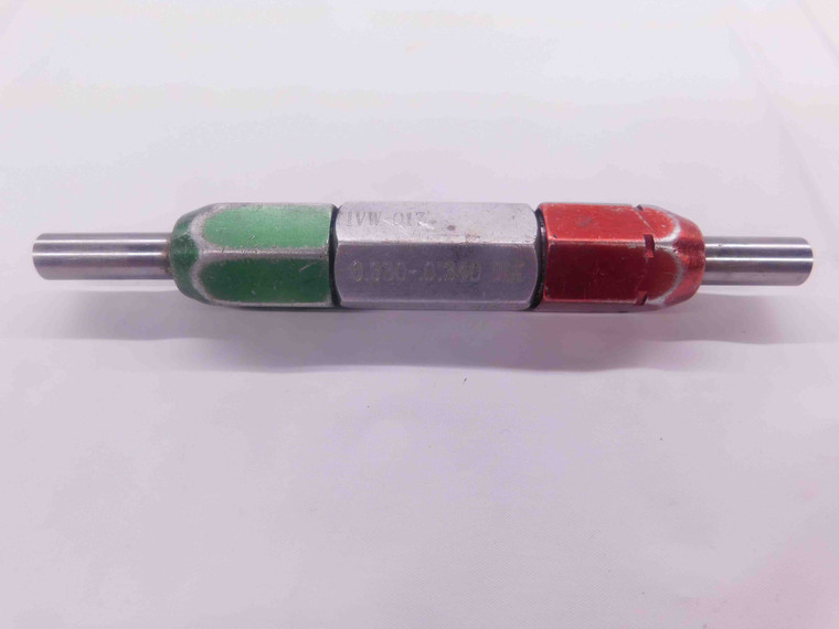.3300 & .3400 CL Z PIN PLUG GAGE GO NO GO .3281 +.0019 21/64 8.636 mm .330 .340 - MW0562CM4