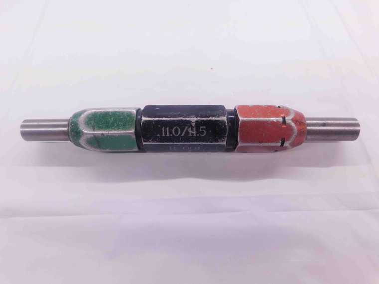 11.000 & 11.500 METRIC PIN PLUG GAGE GO NO GO ONSIZE 11 mm .4331 11.00 11.50 - MW0571CM4