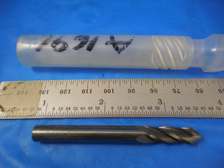 Niagara MODIFIED 1/4 Dia 3/4" LOC 1/4 Shank 2-1/2" OAL 4 Fl Carbide End Mill