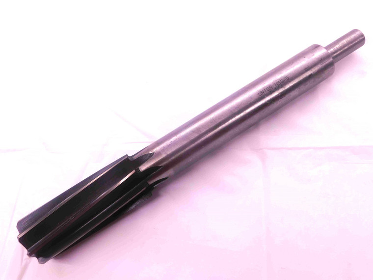 UNION 1 1/4 O.D. HSS CHUCKING REAMER SPIRAL 8 FLUTE 1.2500 ONSIZE CNC MILLING - MW0727BF4