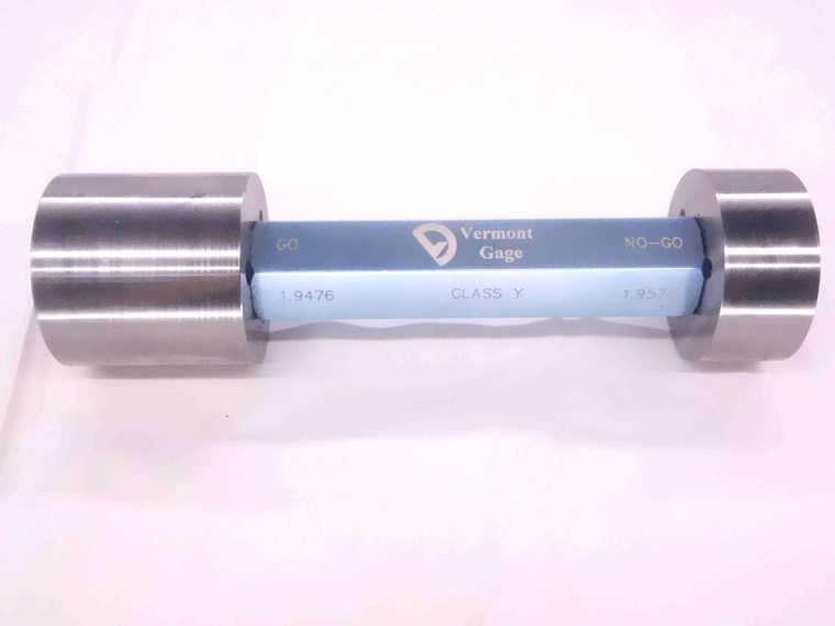 1.9476 & 1.9578 CL Y PIN PLUG GAGE GO NO GO 1.9375 +.0101 1 15/16 49.728 mm - MW0780BQ4