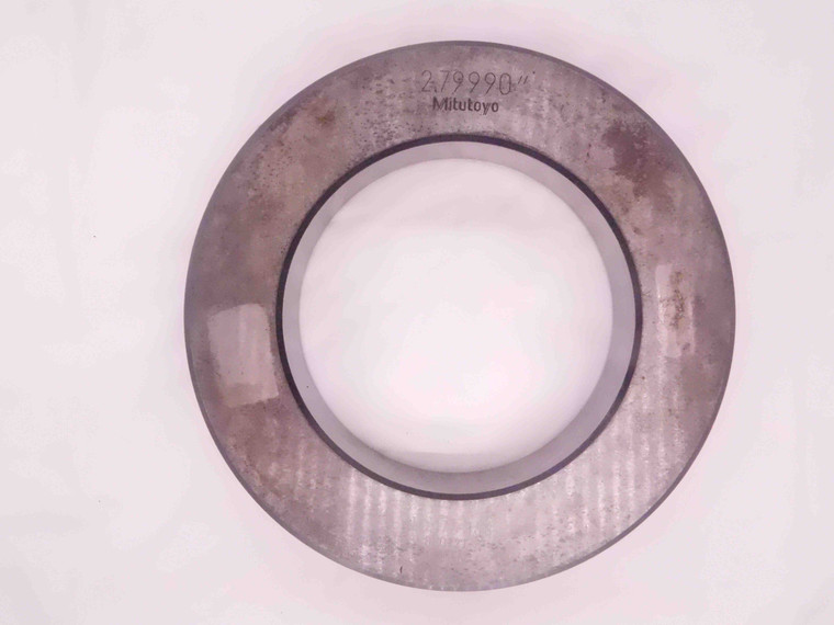 MITUTOYO 2.7999 MASTER PLAIN BORE RING GAGE 2.7969 +.0030 2 51/64 71 mm CHECK - MW0788AZ4