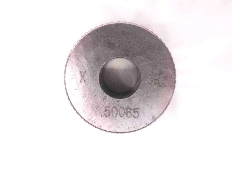 .50065 CLASS X MASTER PLAIN BORE RING GAGE .5000 +.0007 OVERSIZE 1/2 12.717 mm - MW0820CU4