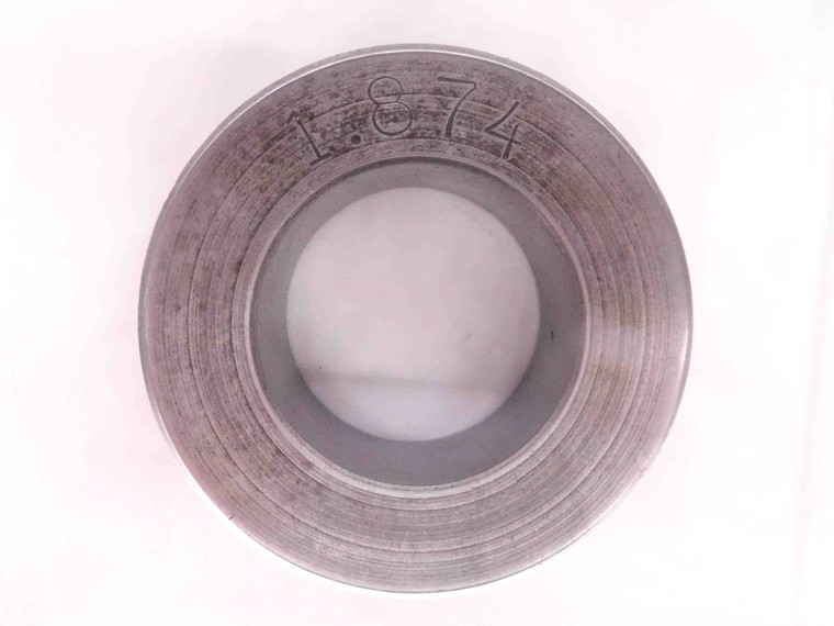 1.8740 MASTER PLAIN BORE RING GAGE 1.8750 -.0010 UNDERSIZE 1 7/8 47.600 mm 1.874 - MW0884CU4