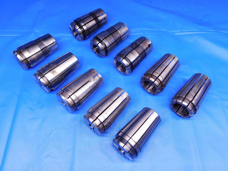TG100 COLLET LOT 3/16, 1/4, 5/16, 3/8, 7/16, 1/2, 5/8, 3/4, 13/16 & 7/8 SIZES - BR8400LVR
