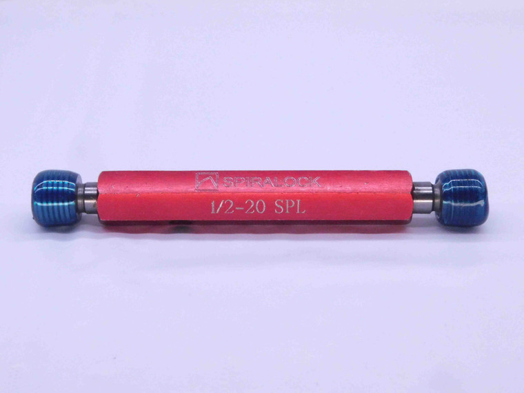 1/2 20 SPL SPIRALOCK THREAD PLUG GAGE .5 .50 NO GO ONLY P.D. = 49652 RAMP 49653 - DW32573CT4