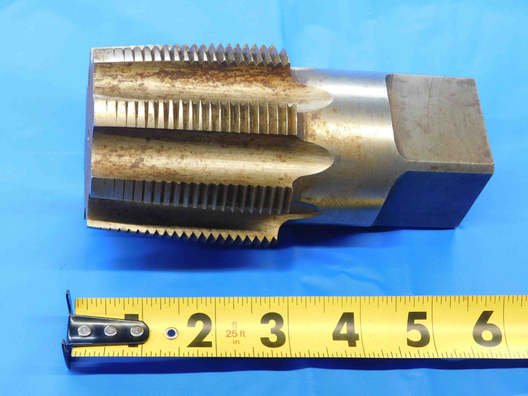 BAY STATE 2 1/2 8 NPTF HSS PIPE TAP 8 STRAIGHT FLUTE 2.5 MILLING MACHINING CNC - JC5297AX4