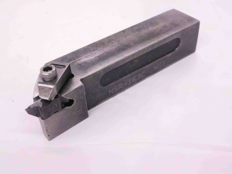 KENNAMETAL NSR-163C LATHE TURNING TOOL HOLDER 1" SHANK N.3R INSERTS 5" OAL CNC - MW1210CE4