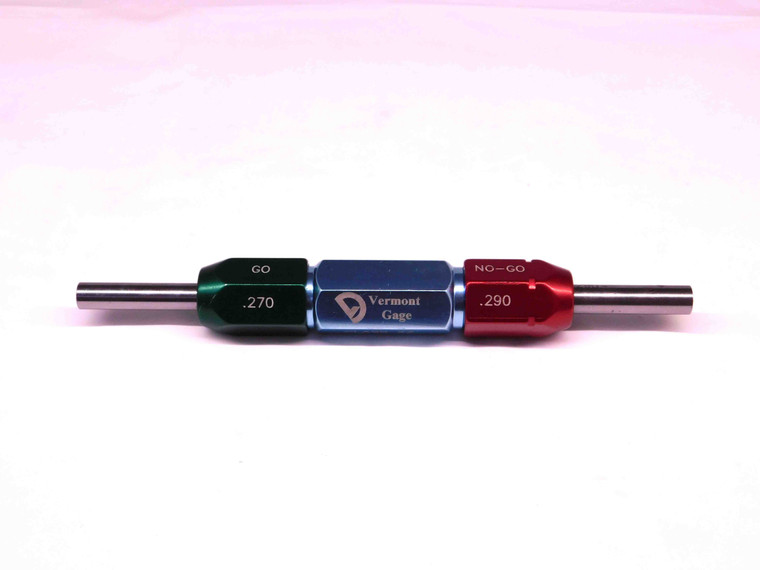.2700 & .2900 CL ZZ PIN PLUG GAGE GO NO GO .2813 +.0087 9/32 7 mm .270 .290 - BR8479LVR