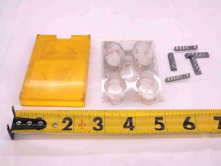 5pcs NEW KENNAMETAL AEC2422 K68 CARBIDE INSERTS R68550 CNC INDEXABLE TOOLING - MW1417CM4