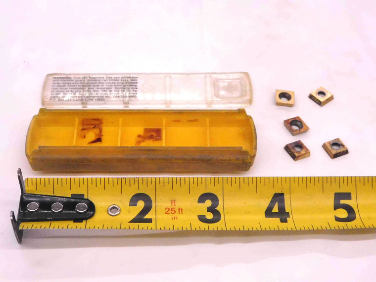 5pcs KENNAMETAL SDEB26151 KC850 TiN COATED CARBIDE INSERTS SDCB080204 INDEXABLE - MW1418CM4