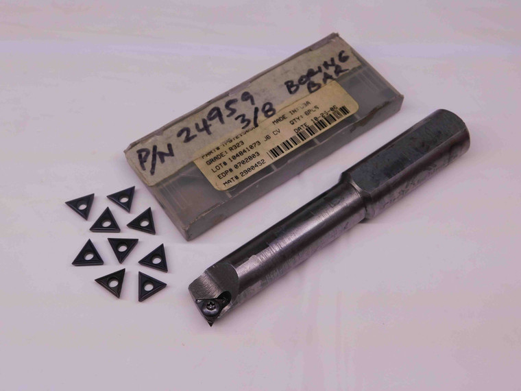 CIRCLE MACHINE CO. 3/4 SHANK DIA QSBI625/75021/25R INDEXABLE BORING BAR .75 - BR8524AL4