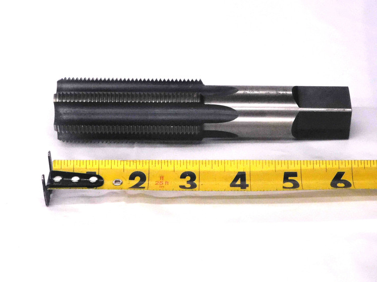 MORSE 1 3/8 12 NF GH4 HSS BOTTOMING TAP 6 STRAIGHT FLUTE 1.375 TOOLING MACHINING - MW1558AX4