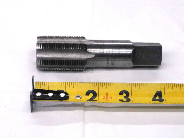 TTC 1 1/8 18 GH3 HSS PLUG TAP 6 STRAIGHT FLUTE 1.125 TOOLING MACHINING CNC - MW1566AX4