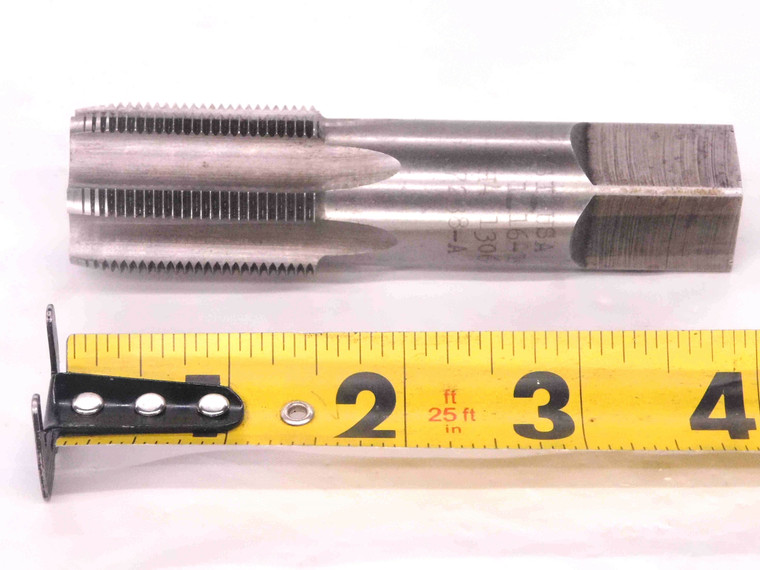 LSI 1 1/16 18 GH4 HSS PLUG TAP 6 STRAIGHT FLUTE 1.0625 TOOLING MACHINING CNC - MW1571AX4
