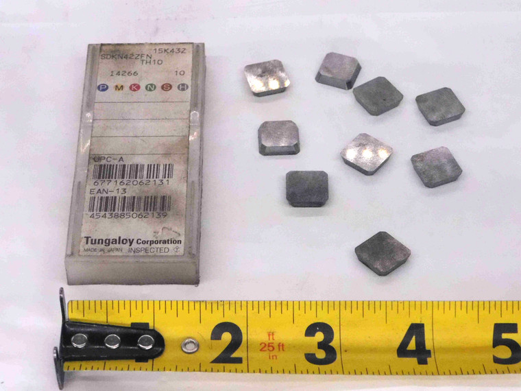 9pcs NEW TUNGALOY SDKN42ZFN TH10 CARBIDE MILLING INSERTS INDEXABLE TOOLING CNC - MW1670CM4