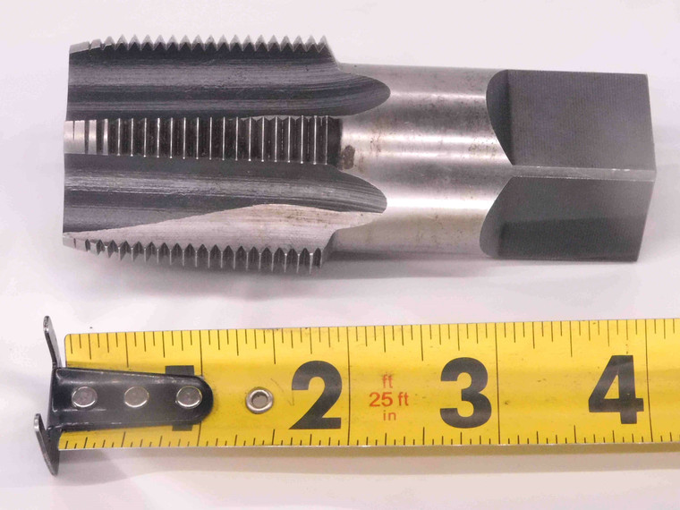 MORSE 1 1/4 11 1/2 NPTF HSS PIPE TAP 5 STRAIGHT FLUTE 1.25 MACHINIST TOOLING - MW1815AX4