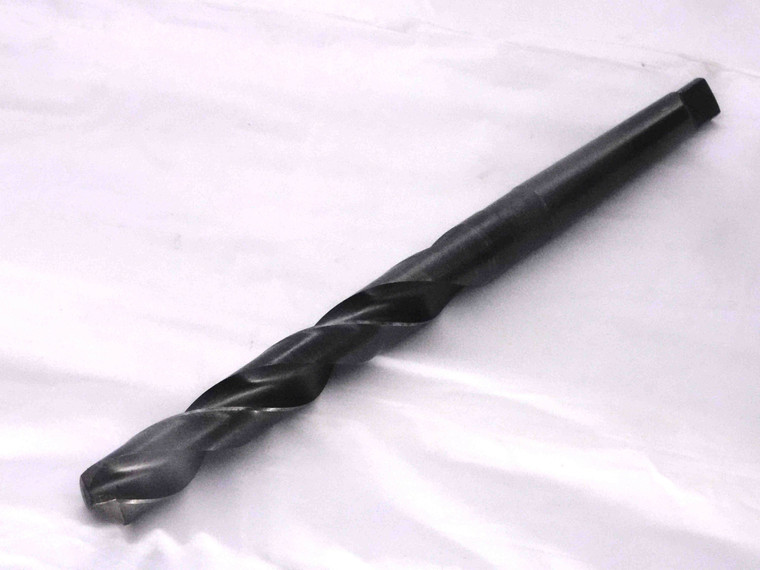 CLEVELAND 23/32 O.D. HSS TWIST DRILL BIT MORSE TAPER #2 SHANK 4.6 LOC .7187 MT2 - MW1856LVR