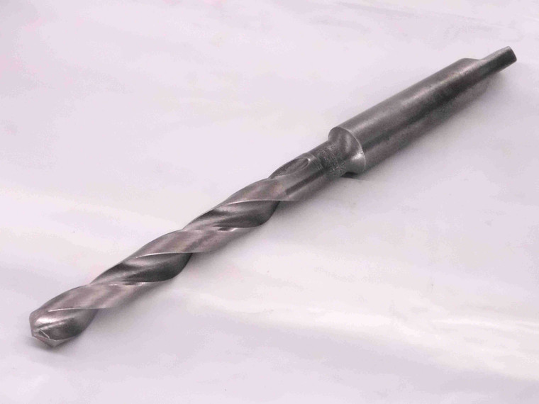 CLEVELAND 17/32 O.D. HSS TWIST DRILL BIT MORSE TAPER #2 SHANK 4" LOC .5312 MT2 - MW1858LVR