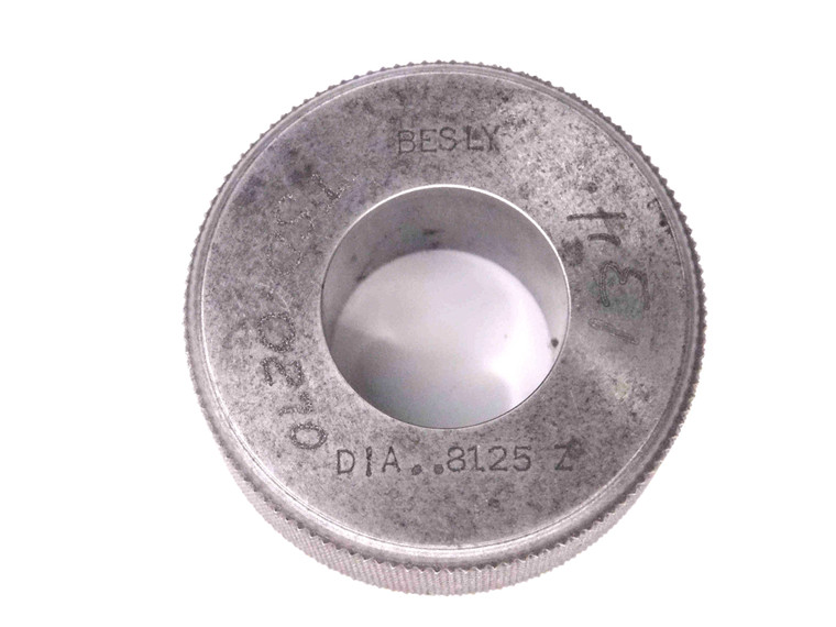 .8125 CLASS Z MASTER PLAIN BORE RING GAGE ONSIZE 13/16 20.638 mm INSPECTION - MW1936AB5