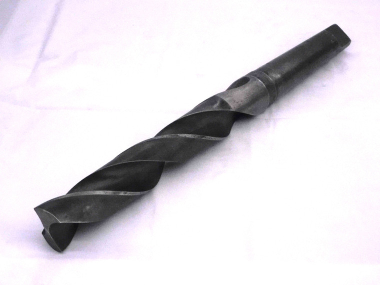 CLEVELAND 1 21/64 O.D. HSS TWIST DRILL BIT MORSE TAPER #4 SHANK 1.3281 MT4 USA - MW2087BF4