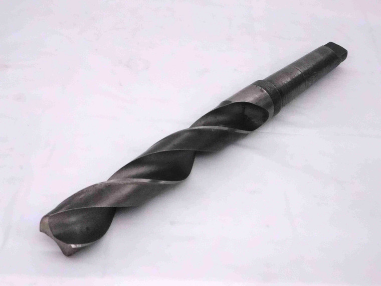 MORSE 1 7/16 O.D. HSS TWIST DRILL BIT MORSE TAPER #4 SHANK 7 3/4 LOC 1.4375 MT4 - MW2089BF4